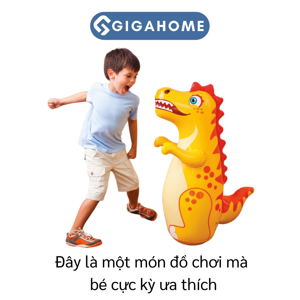 Lật Đật Bơm Hơi Đáy Rỗng GIGAHOME Cho Bé Đấm Bốc, Boxing Vui Chơi 6708