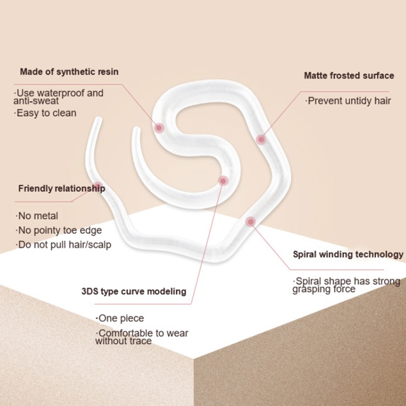 Dụng Cụ Búi Tóc Vô Hình Tạo Kiểu Tóc Đuôi Ngựa Thời Trang Cho Nữ