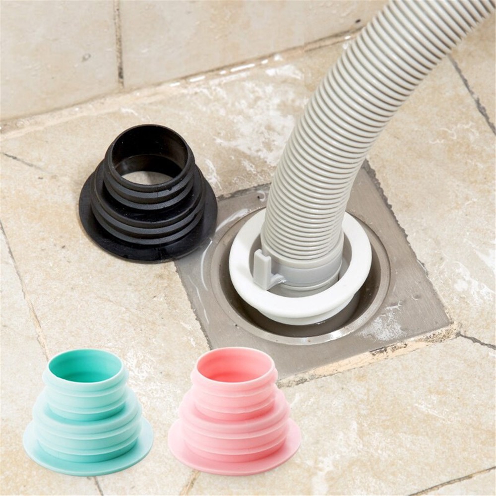 Đầu cắm gắn ống thoát nước máy giặt chống rỉ nước chống côn trùng cho phòng tắm
