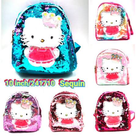 Balo Hình Hello Kitty Đính Kim Sa Lấp Lánh Cho Bé Mẫu Giáo Hk / 241710