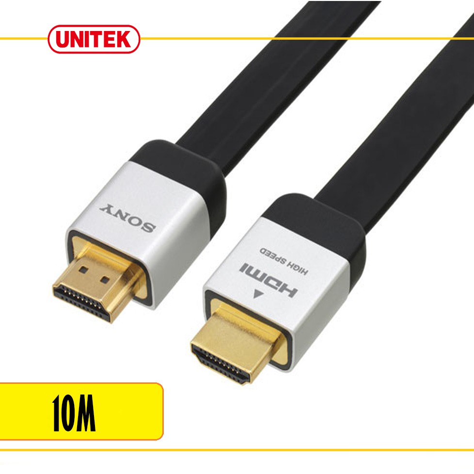 Dây HDMI Sony loại dẹt 10m - Cáp HDMI Sony loại dẹt 10m - Dây HDMI dẹt