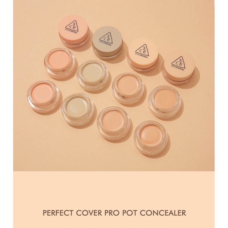 KEM CHE KHUYẾT ĐIỂM STYLENANDA 3CE COVER POT CONCEALER