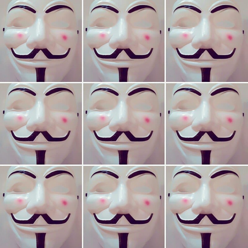 Mặt Nạ Hacker - Mặt Nạ Halloween Giá Rẻ