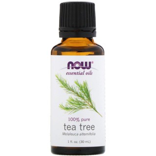 Tinh dầu tràm trà now essential oils 100% pure tea tree - 30ml
