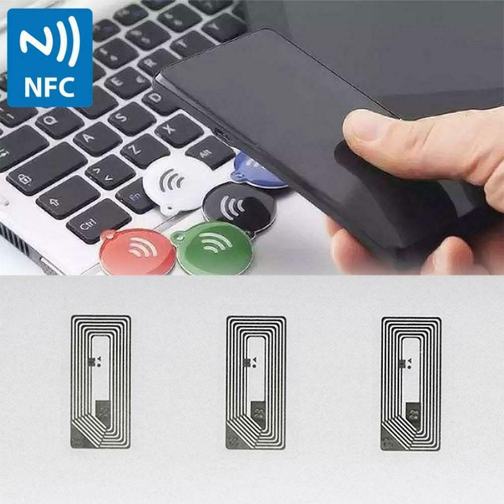 Set 10 thẻ NFC chip 213 2*1cm 13.56MHz A9A4 NTAG 213 Tag U9F2 RFID Z6E4 chất lượng cao