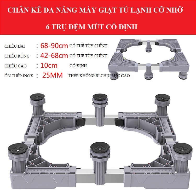 🎀🎀 Chân kê máy giặt- tủ lạnh hàng nhập khẩu CAO CẤP