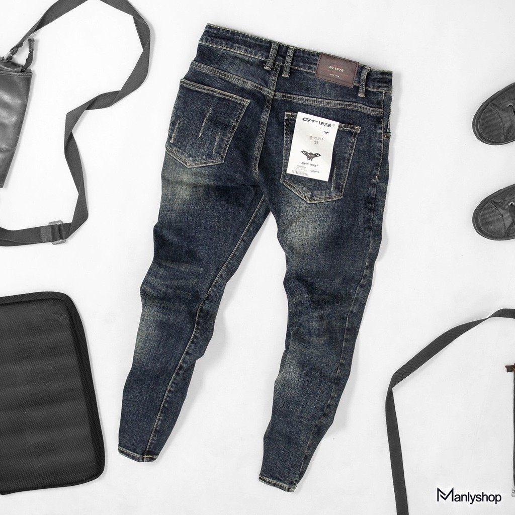 Quần jean nam cao cấp hàn quốc,quần bò đẹp giá rẻ AT 188 | BigBuy360 - bigbuy360.vn