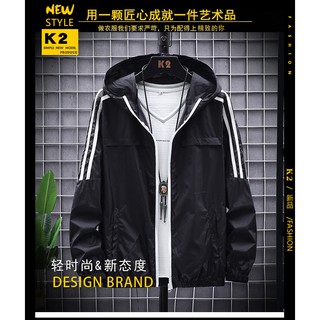 Áo Khoác Chống Nắng Dài Tay Kiểu Dáng Thể Thao Năng Động Cho Nam Cỡ M-4xl