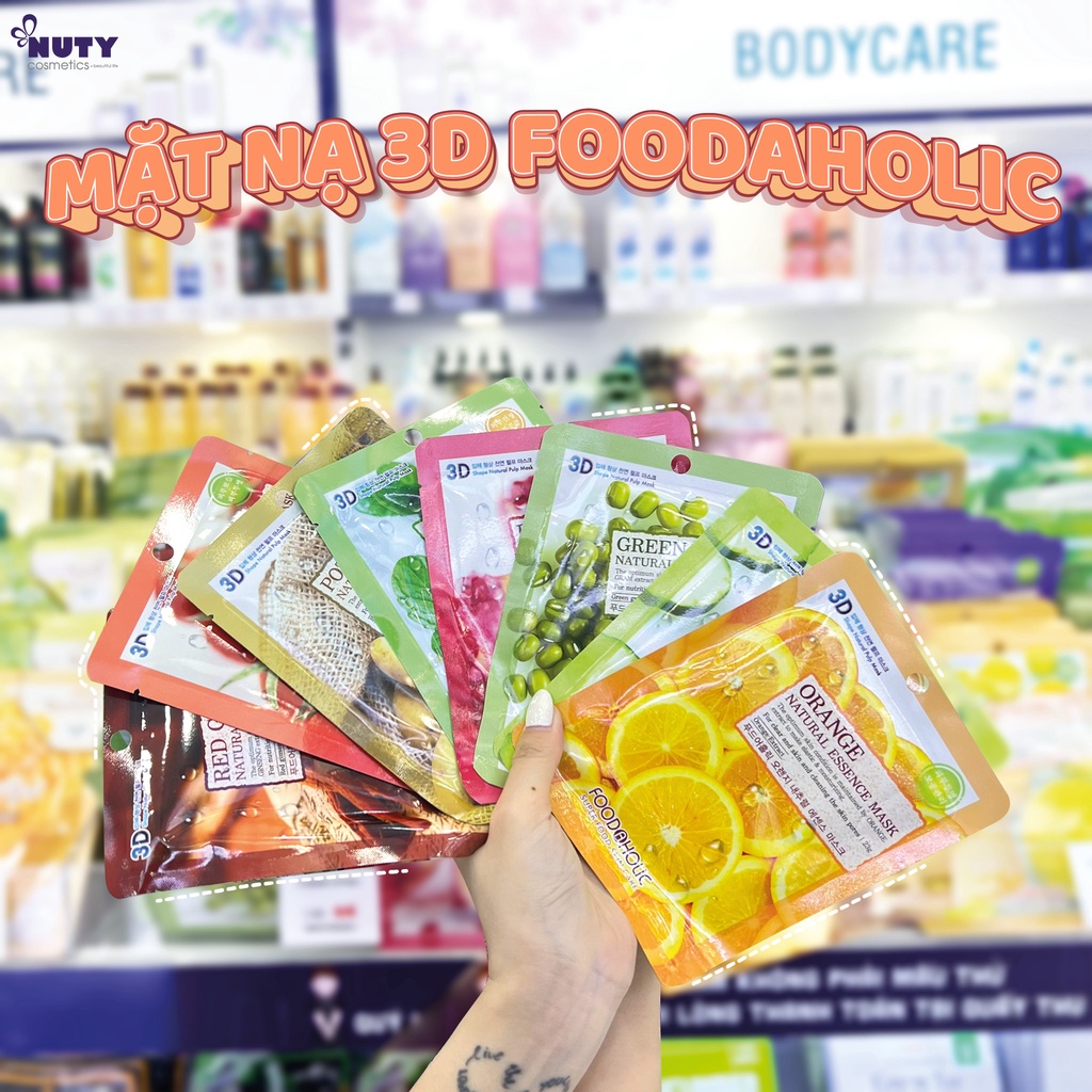 Mặt Nạ Dưỡng Da 3D Foodaholic Natural Essence Mask (23g) | BigBuy360 - bigbuy360.vn