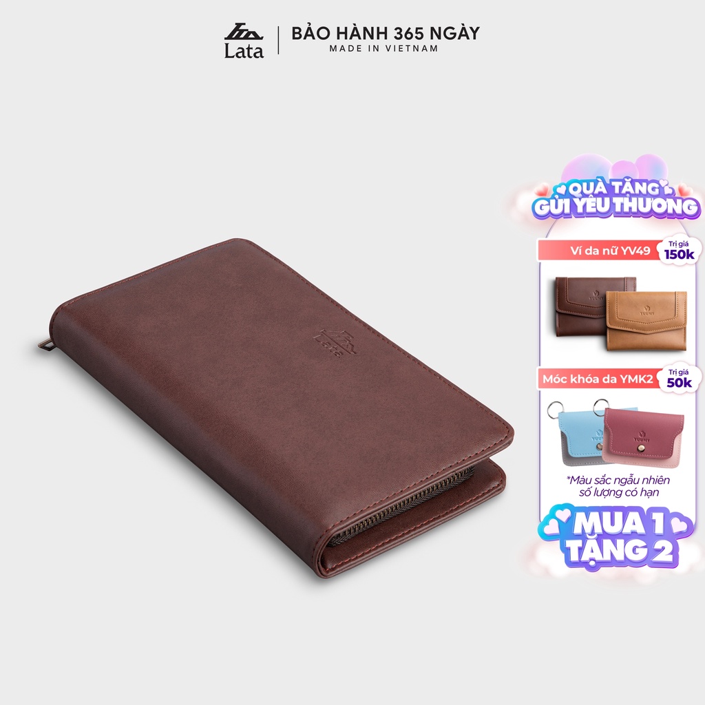 Ví Cầm Tay Unisex Thời Trang LATA VN44 Nhiều Màu