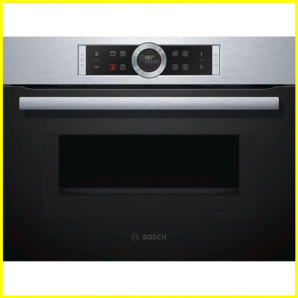 Lò nướng tích hợp lò vi sóng Bosch CCMG633BS1 TGB dung tích 45L nhập khẩu nguyên chiếc ( Cam Kết Chính Hãng )