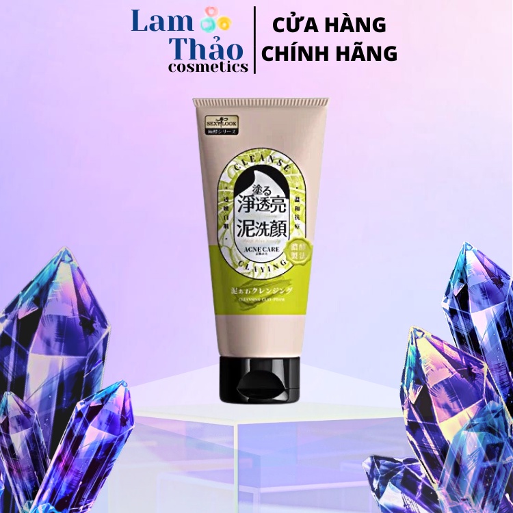 Sữa Rửa Mặt Bùn Tràm Trà Giảm Dầu Mụn Sexylook Cleansing Clay Foam