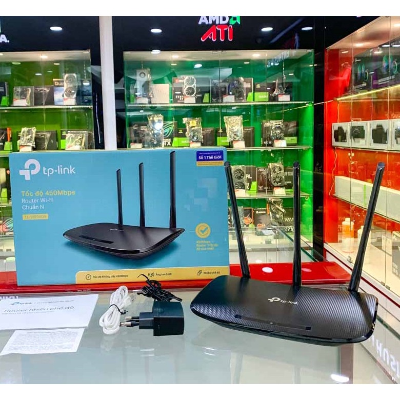 Bộ Phát WiFi không dây TPLink 940N 450Mbps 3 Ăng Ten