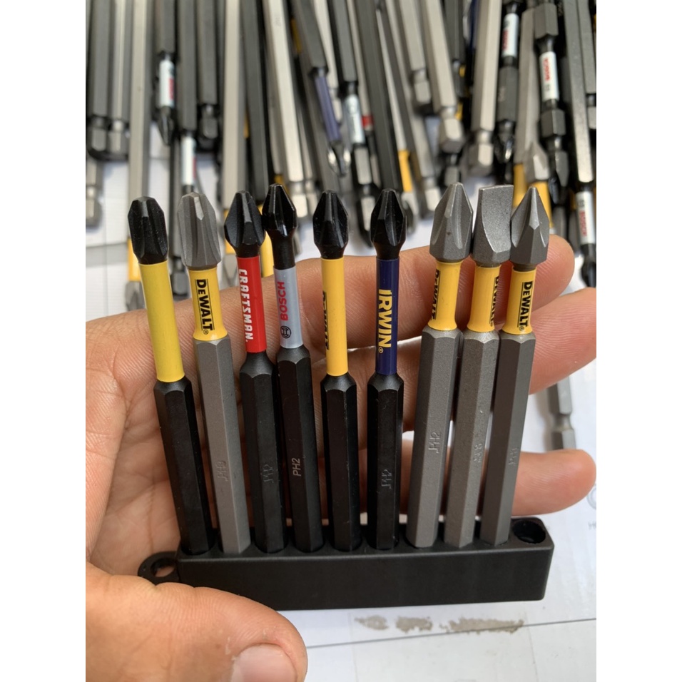 Mũi vít dài 90mm thương hiệu Dewalt Bosch Irwin Craftsman Diablo có từ