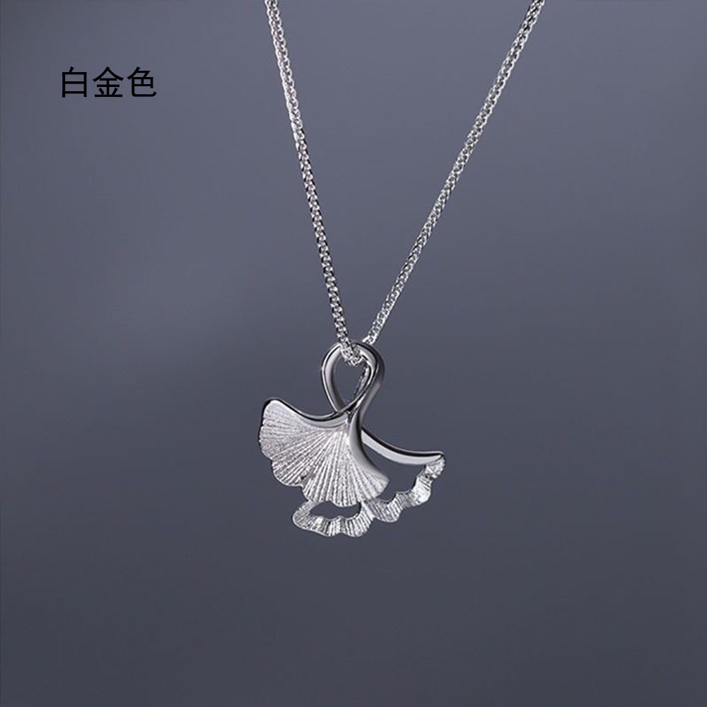 Vòng cổ Mặt Chiếc Lá Thiết Kế Đơn Giản Cho Nữ