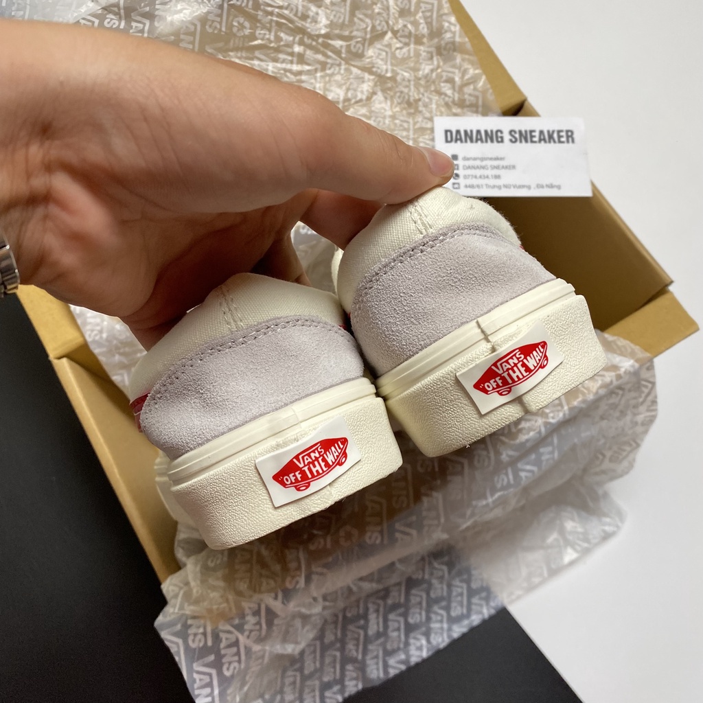 Giầy ⚡Vans Style 36 Sọc Đỏ Da⚡ Thật 1:1[Full Box] - Sneaker Vans Nam Nữ Hcm