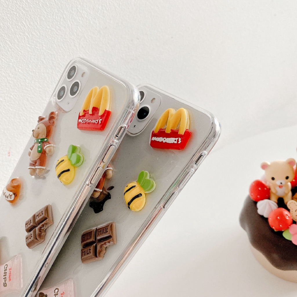 Ốp Điện Thoại Hình Bánh Quy Sô Cô La Cho Iphone 11 Xs 7 / 8 Plus Xr | BigBuy360 - bigbuy360.vn