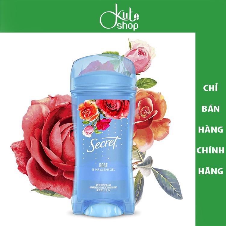 [Mẫu mới] Gel khử mùi dạng trong Secret Scent Deodorant Clear Gel 73g