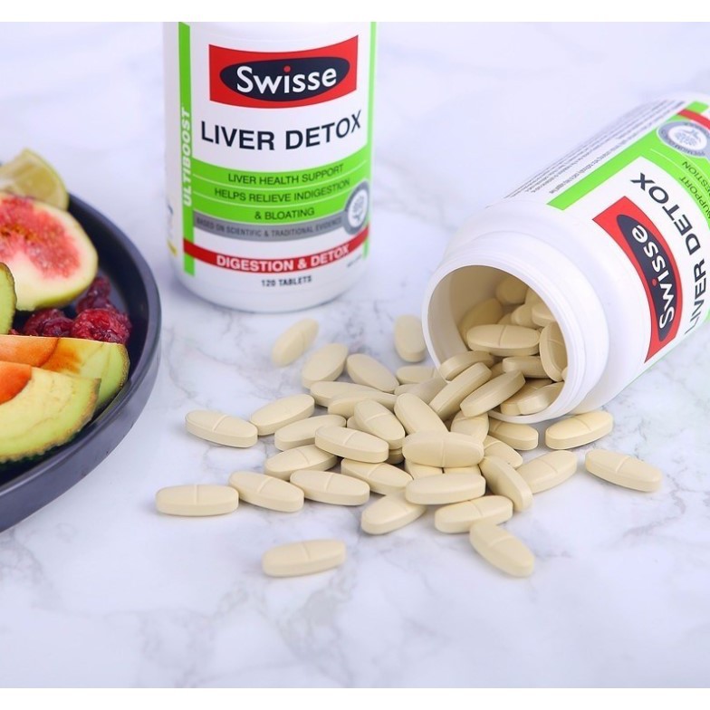 [HÀNG CHÍNH HÃNG] Giải độc gan Swisse Ultiboost Liver Detox 200 viên Mẫu mới