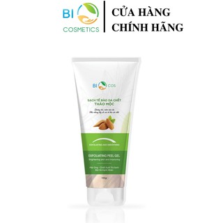 Tẩy Da Chết Thảo Mộc BIOCOS 120ml - Exfoliating Peel Gel Sạch Da, Dưỡng Ẩm, Sáng Mịn