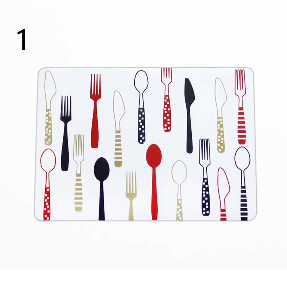 Tấm lót bàn ăn 40 x 28 cm họa tiết đơn giản đẹp mắt