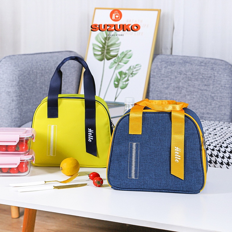 Túi đựng cơm văn phòng, túi đựng hộp cơm giữ nhiệt SUZUKO BAGS chống nước TC08