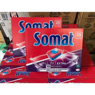 Viên rửa bát Somat All in one Extra 50 tabs