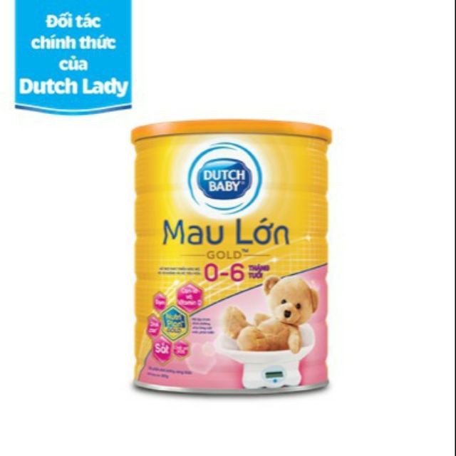 (date 7/3/2022) Sữa dutch lady GOLD cho bé từ 0 tháng - 6 tuổi lon 900g