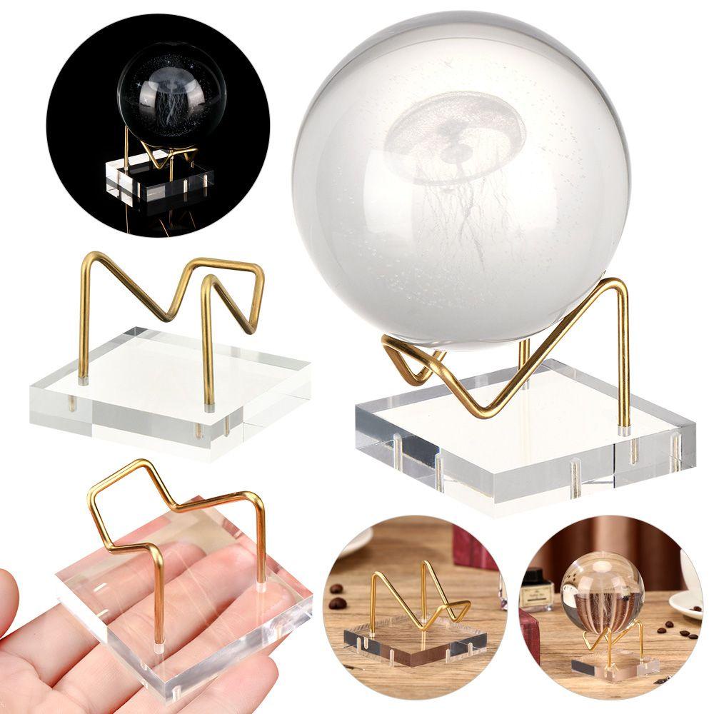 Giá Đỡ Đá Khoáng Chất Thủy Tinh Trong Suốt