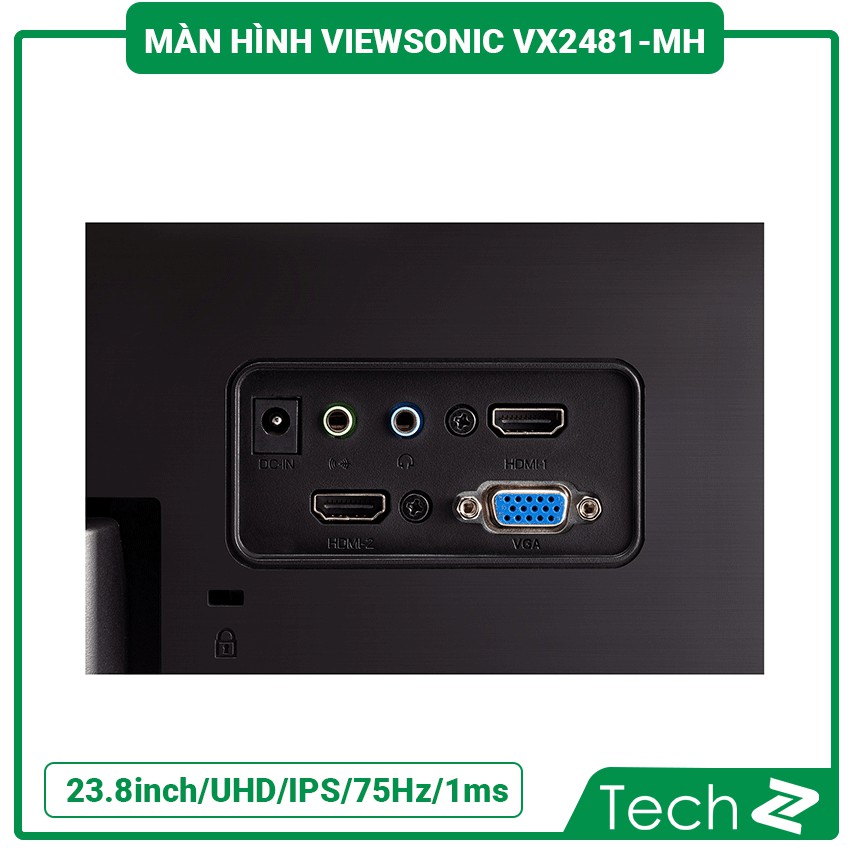 Màn hình Viewsonic VX2481-MH (23.8inch/UHD/IPS/75Hz/1ms/250nits/HDMI+VGA/Loa/FreeSync | BigBuy360 - bigbuy360.vn