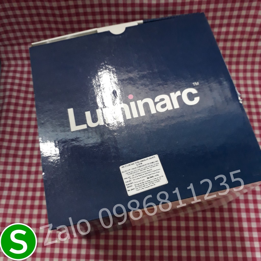 Nồi thủy tinh Luminarc 3L Mẫu mới đáy nhám chống trượt - PHÁP