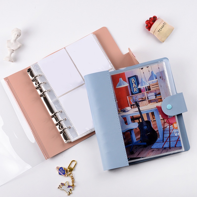 Album Ảnh Chất Liệu Da Sức Chứa Lớn 6 Lỗ 3 inch 5 inch 7 inch