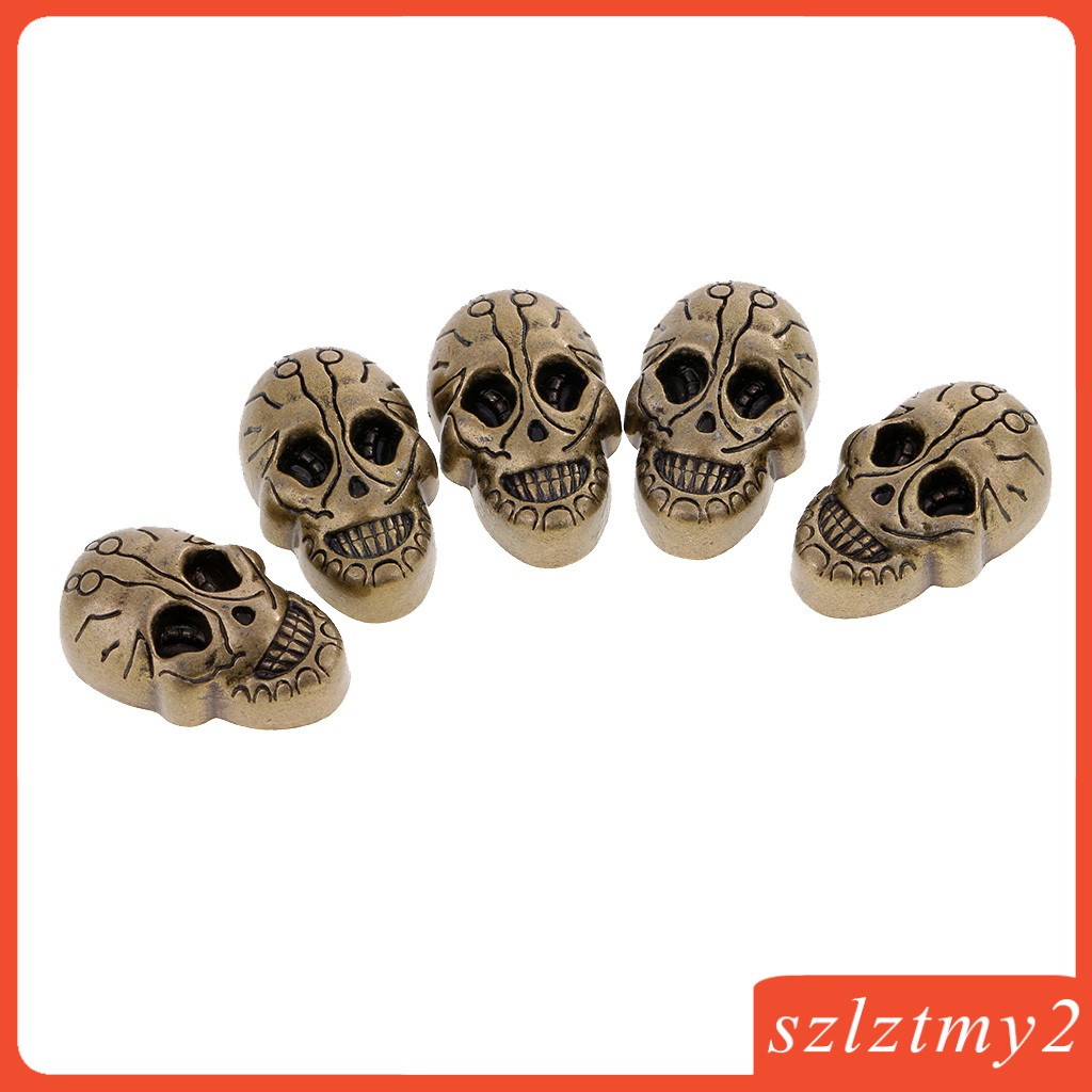 Set 5 Đinh Tán Đầu Lâu Phong Cách Punk Cho Túi Xách / Giày Da