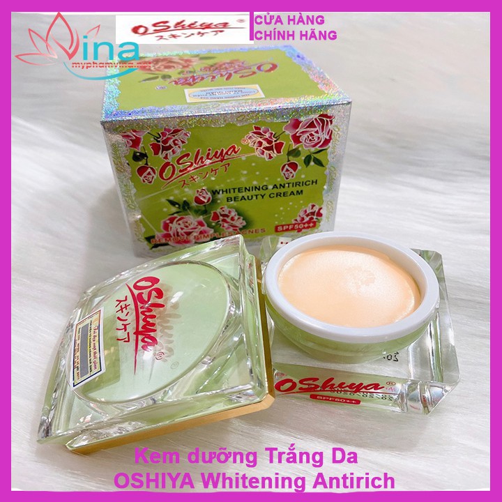 Kem dưỡng Trắng Da OSHIYA Whitening Antirich Beauty Cream 20gr