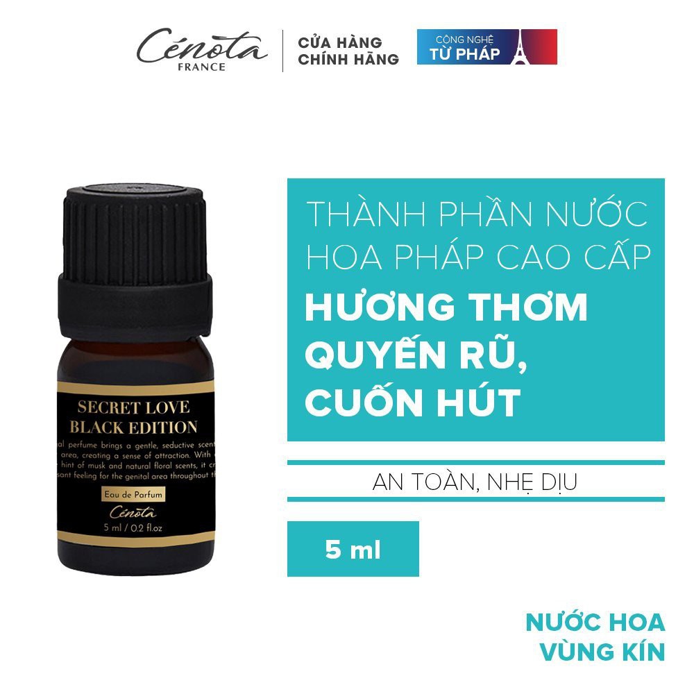 Nước hoa vùng kín Cenota Secret Love Black Edition, Nước hoa vùng kín làm mê mệt các chàng