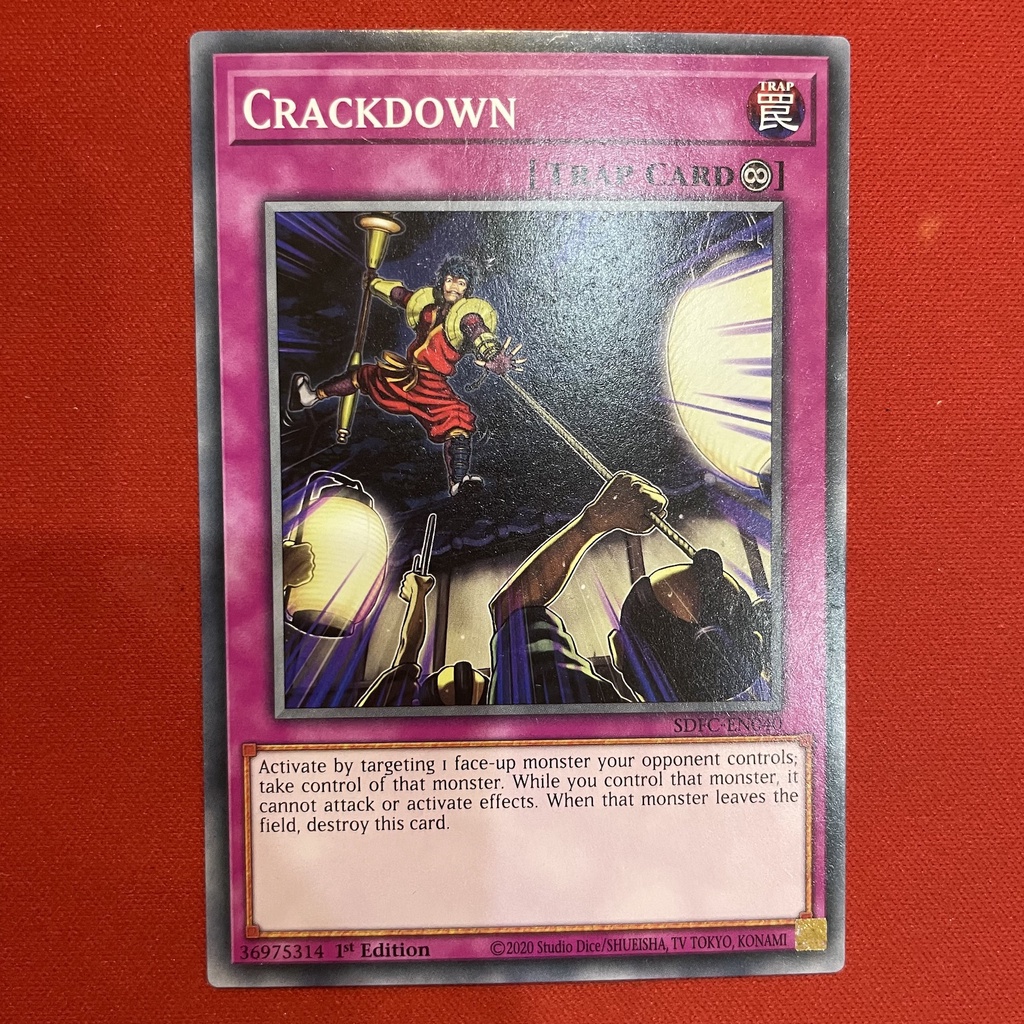 [EN-JP]Thẻ Bài Yugioh Chính Hãng] Crackdown