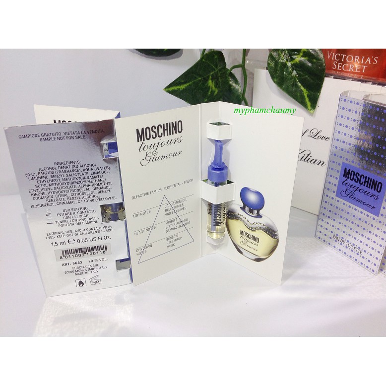 Mẫu thử Nước Hoa Vial Nữ Moschino Toujours Glamour