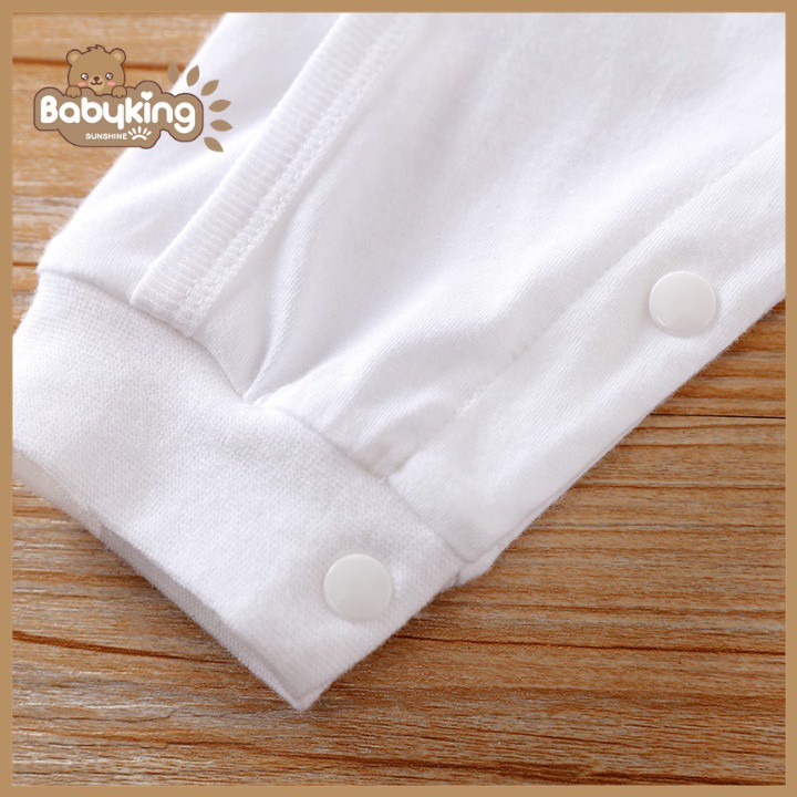 BodySuit,áo liền quần dễ thương dài tay kiểu ngựa vằn cho bé (3022), cotton 100%,thương hiệu Aiueo Nhật. Bản.