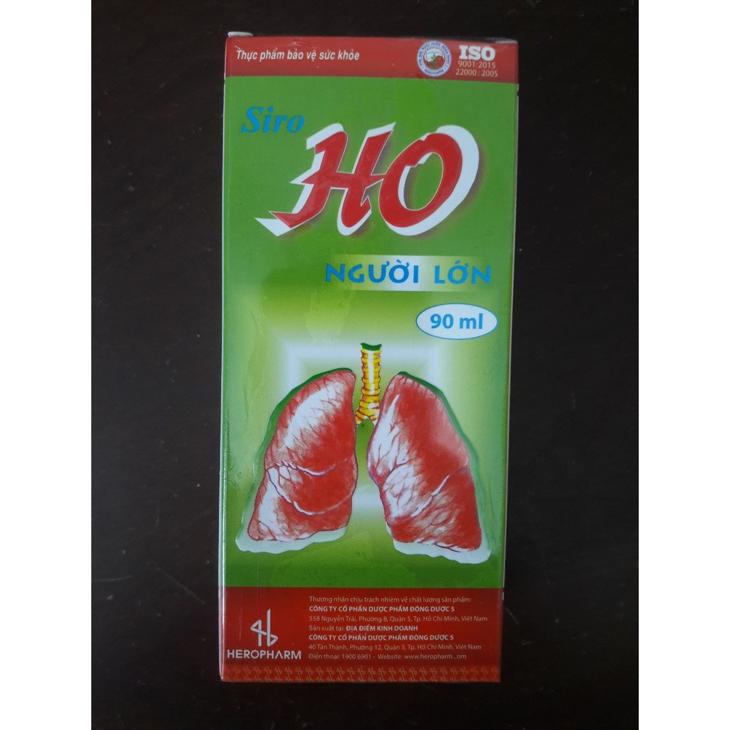 Siro ho người lớn đông dược 5 Heropharm