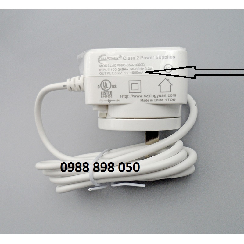 nguồn sạc DC 5.9V 1A loại tốt