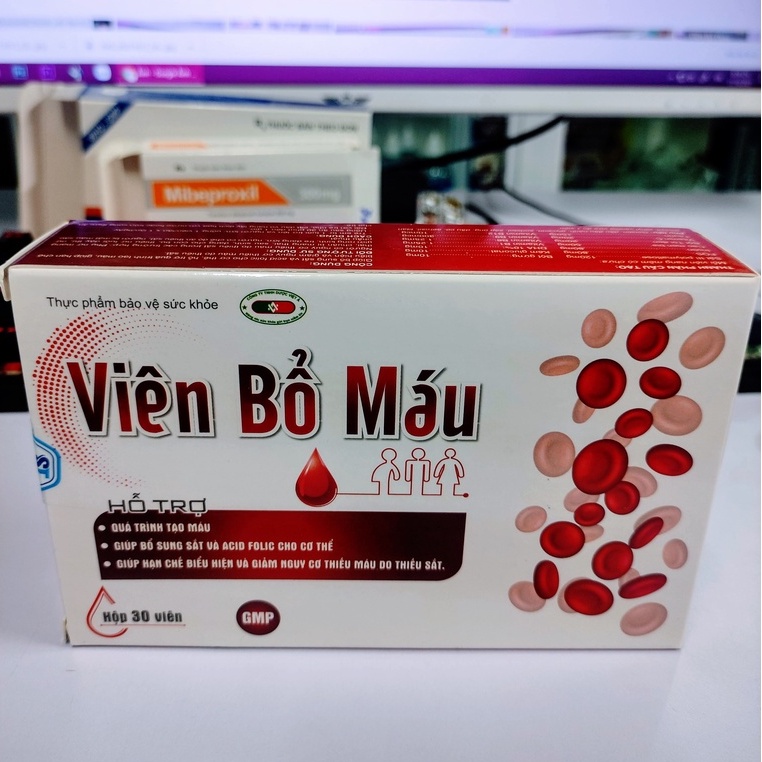Viên bổ máu - hỗ trợ quá trình tạo máu