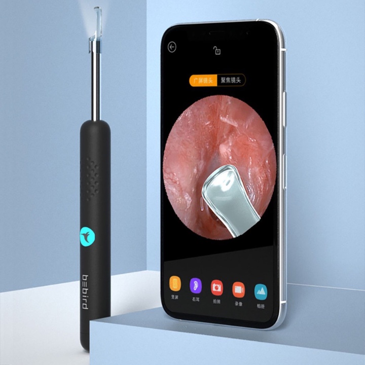 Máy lấy ráy tai Xiaomi Bebird R1 , Dụng cụ nội soi tai siêu tiện, Camera 3.0 MPX , Điều khiển qua APP