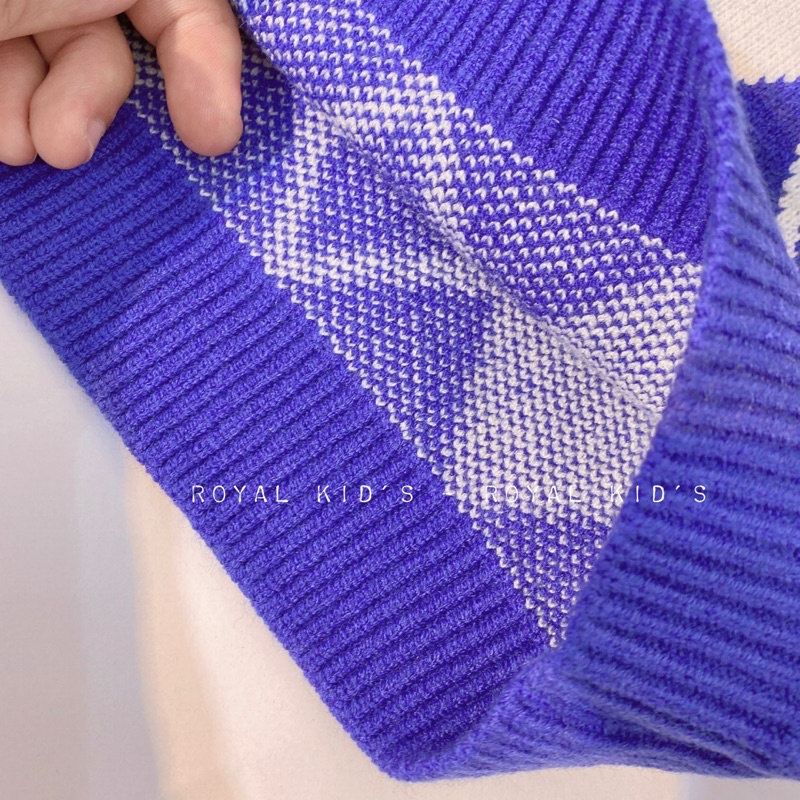 Áo gile len bé trai phong cách hàn quốc