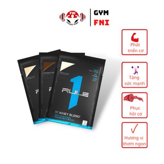 Whey protein rule 1 blend, tăng cơ phục hồi cơ gói dùng thử 1 lần