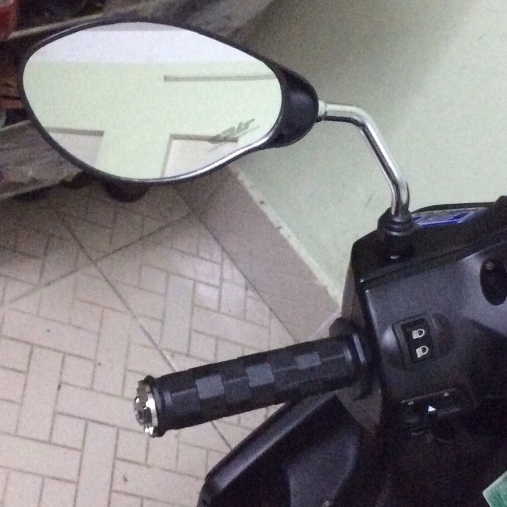 Gương xe máy thời trang mini CRG/H2C chiếu hậu mẫu SUZUKI gắn chân gương, kính chiếu hậu cho AB, SH, SH Mode, Wave,…