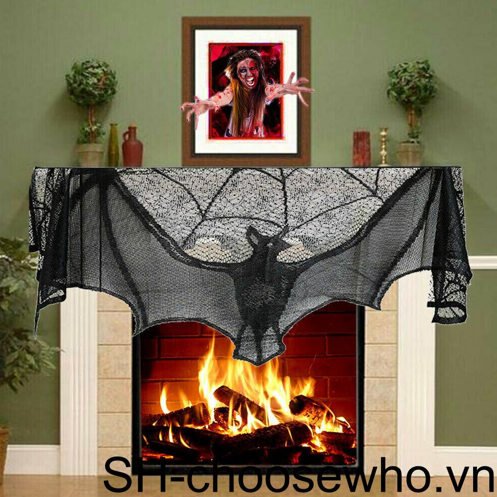Khăn Choàng Cổ Gợn Sóng Lửa Trang Trí Tiệc Halloween Bằng Vải Đáng Sợ