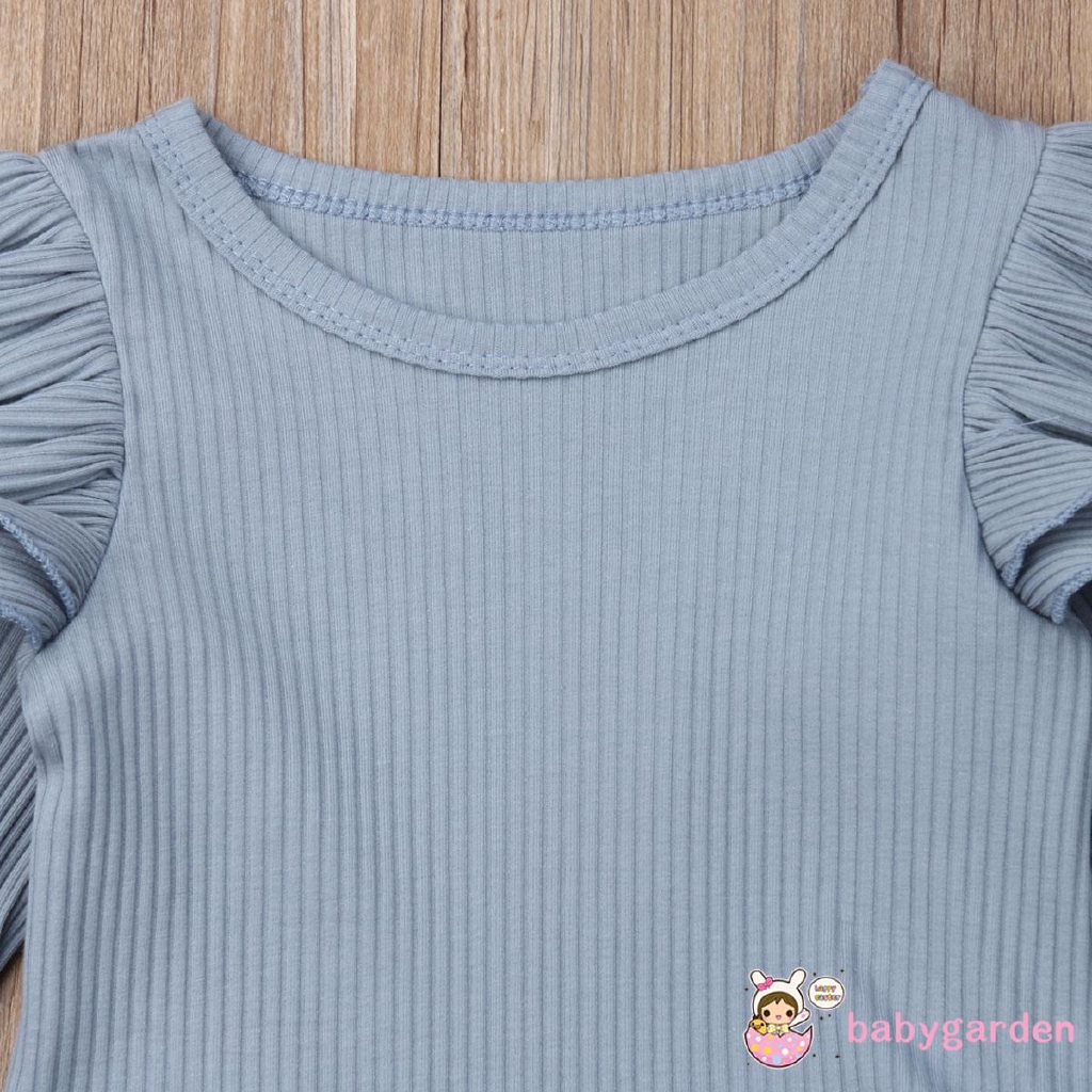 Set áo liền quần + Quần short + Băng đô họa tiết hoa dễ thương cho bé gái