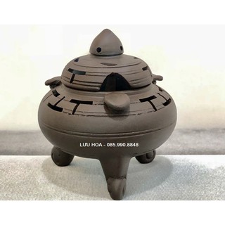 [RẺ NHẤT] Lư gốm xông trầm, đốt hương, trầm to bằng gốm sứ cao cấp BÁT TRÀNG