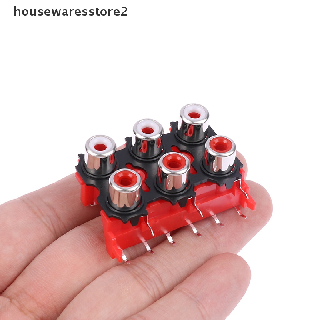 Set 2 Đầu Nối AV 2-8.4-13 2P 4P 6P 8P RCA Female Chất Lượng Cao