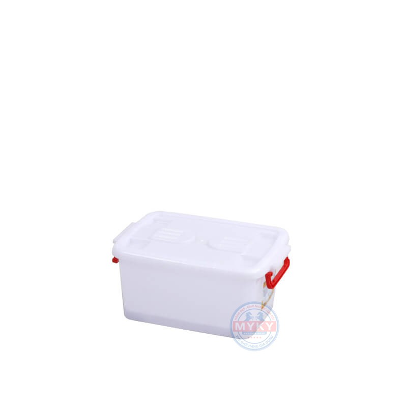 Thùng nhựa đựng đồ đa năng Duy Tân 15L (Trắng)